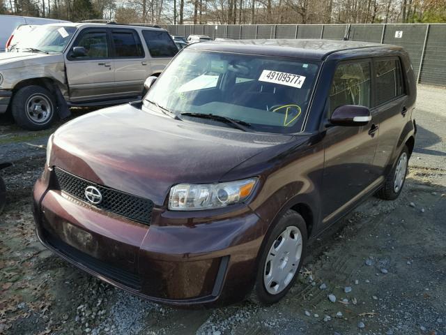 JTLKE50E391066217 - 2009 TOYOTA SCION XB PURPLE photo 2