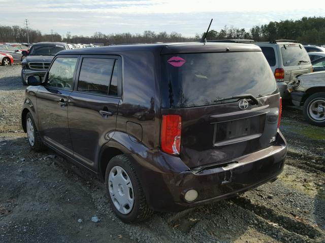 JTLKE50E391066217 - 2009 TOYOTA SCION XB PURPLE photo 3