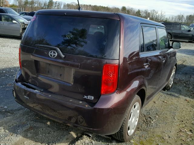 JTLKE50E391066217 - 2009 TOYOTA SCION XB PURPLE photo 4