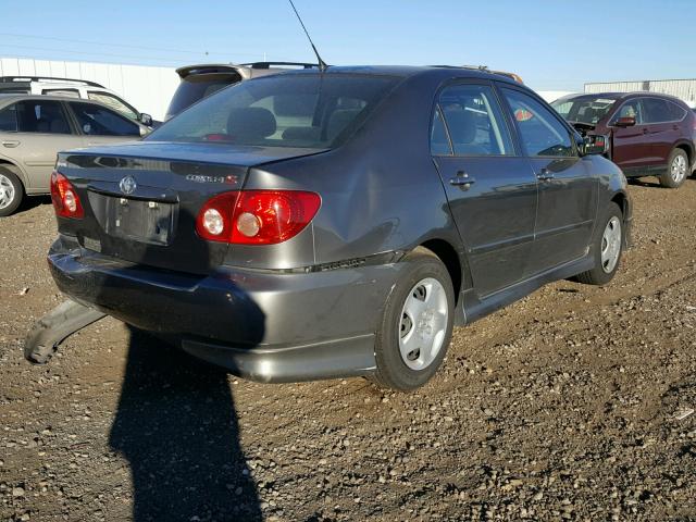 1NXBR32E35Z508810 - 2005 TOYOTA COROLLA CE GRAY photo 4