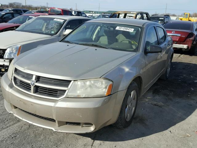 1B3LC46B29N559216 - 2009 DODGE AVENGER SE GOLD photo 2