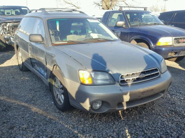 4S3BH675627630329 - 2002 SUBARU LEGACY OUT GREEN photo 1