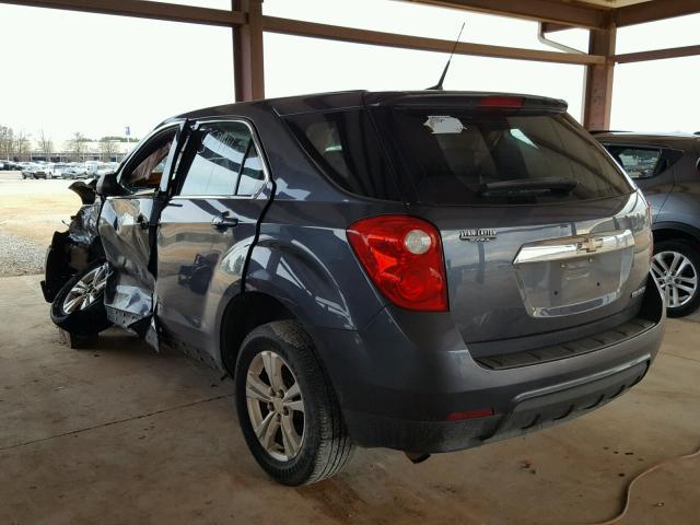 2GNALBEC9B1228720 - 2011 CHEVROLET EQUINOX LS GRAY photo 3