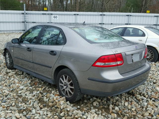 YS3FB49S331022193 - 2003 SAAB 9-3 LINEAR GRAY photo 3