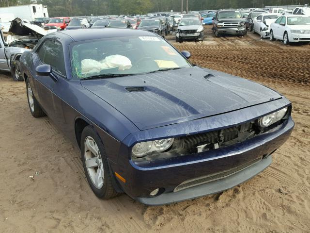 2C3CDYAG1DH742330 - 2013 DODGE CHALLENGER BLUE photo 1