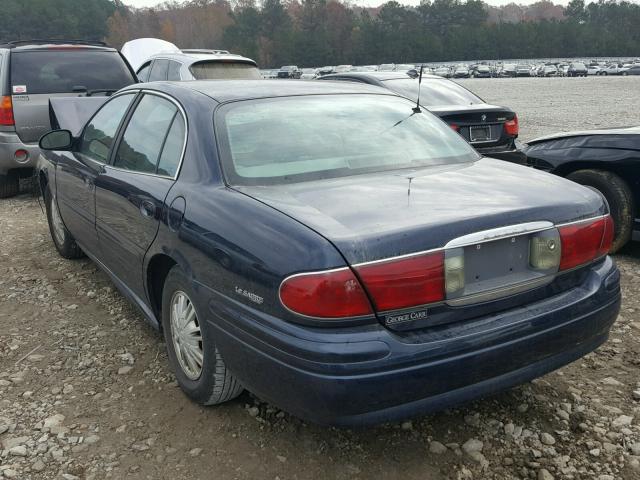 1G4HP54K324210588 - 2002 BUICK LESABRE CU BLUE photo 3