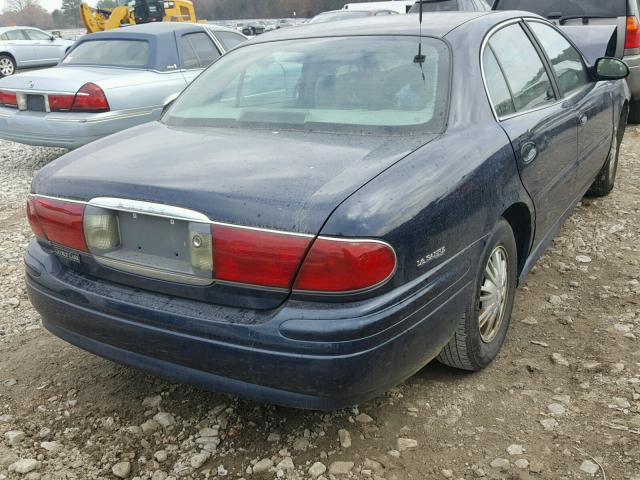 1G4HP54K324210588 - 2002 BUICK LESABRE CU BLUE photo 4