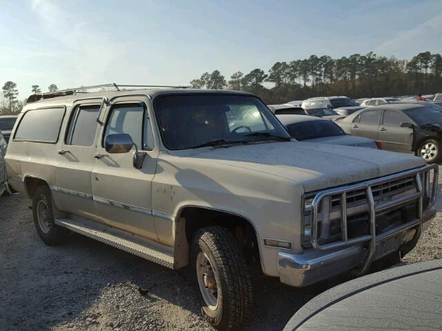 1G8GK26M9GF187061 - 1986 CHEVROLET SUBURBAN K TAN photo 1