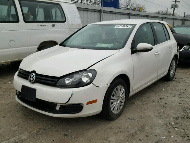 WVWDA7AJXAW293760 - 2010 VOLKSWAGEN GOLF WHITE photo 2