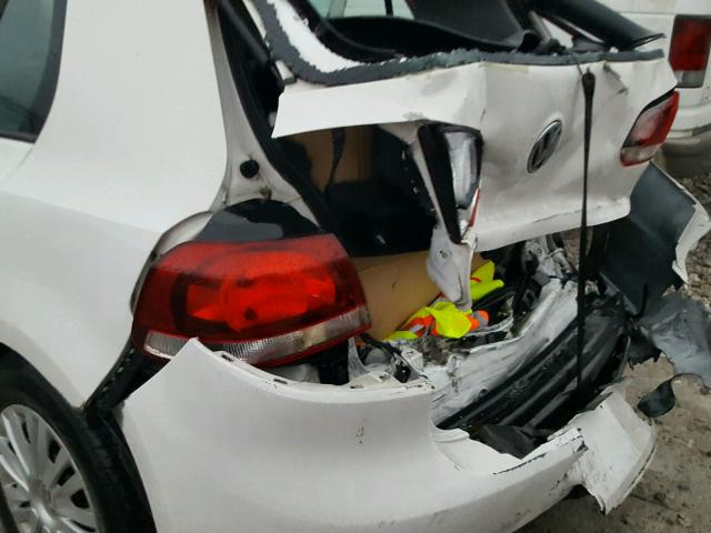 WVWDA7AJXAW293760 - 2010 VOLKSWAGEN GOLF 白色 照片 9