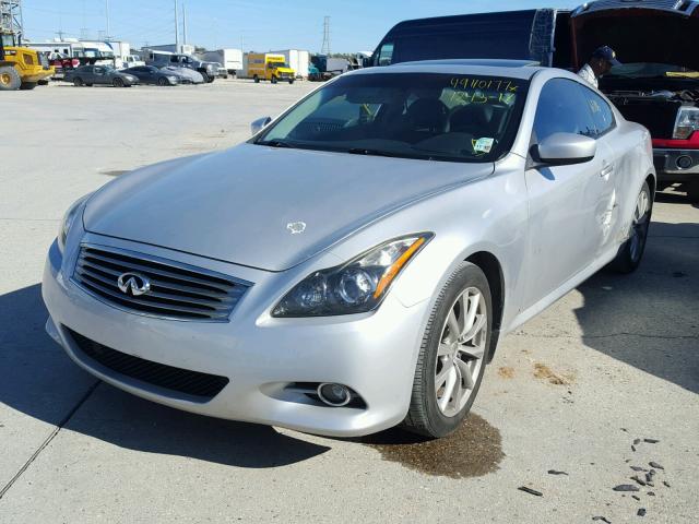 JN1CV6EK9CM421226 - 2012 INFINITI G37 BASE SILVER photo 2