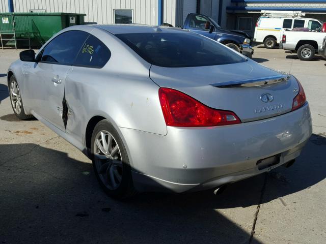 JN1CV6EK9CM421226 - 2012 INFINITI G37 BASE SILVER photo 3