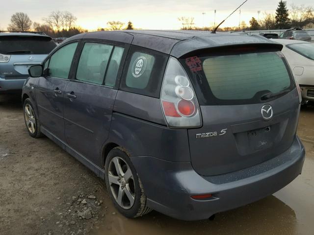 JM1CR293370136192 - 2007 MAZDA 5 GRAY photo 3