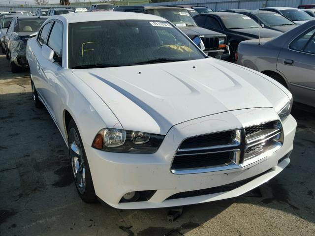 2C3CDXHGXDH707009 - 2013 DODGE CHARGER SX WHITE photo 1