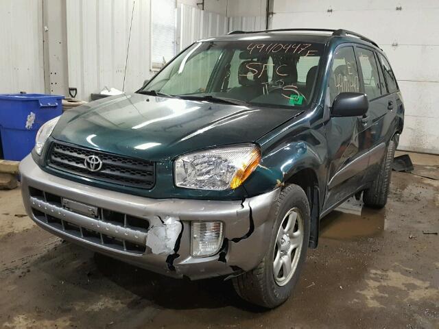 JTEGH20V030088112 - 2003 TOYOTA RAV4 GREEN photo 2