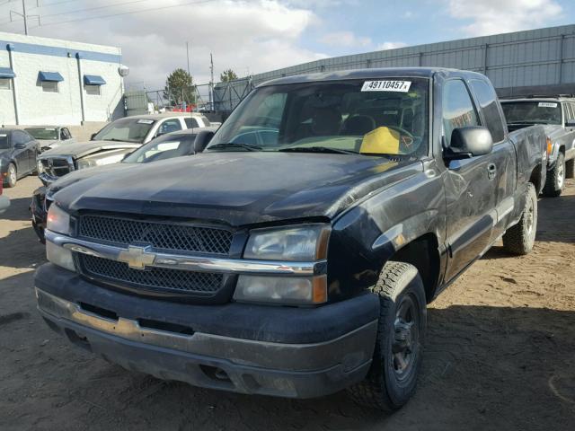 1GCEK19VX3Z148872 - 2003 CHEVROLET SILVERADO BLACK photo 2