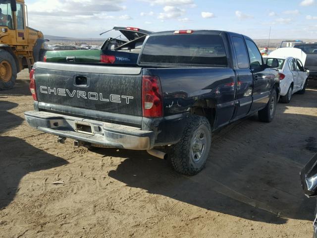 1GCEK19VX3Z148872 - 2003 CHEVROLET SILVERADO BLACK photo 4