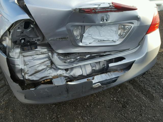 1HGCM56797A068502 - 2007 HONDA ACCORD EX SILVER photo 9