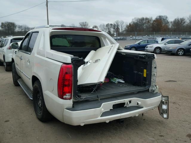 3GYFK62847G118529 - 2007 CADILLAC ESCALADE E WHITE photo 3