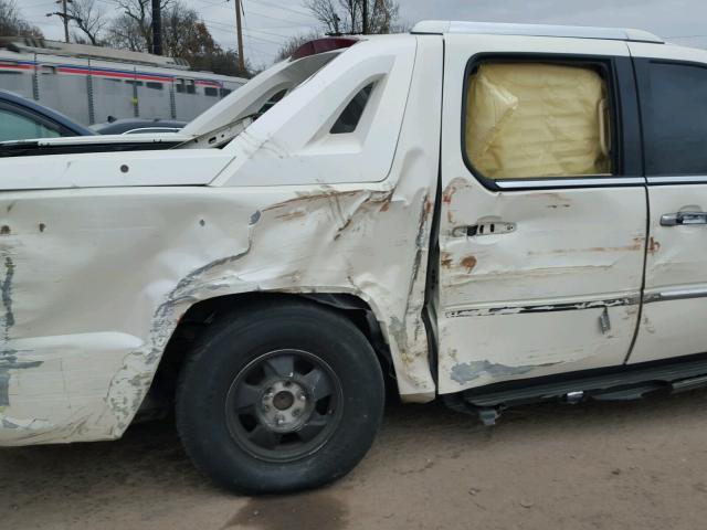 3GYFK62847G118529 - 2007 CADILLAC ESCALADE E WHITE photo 9