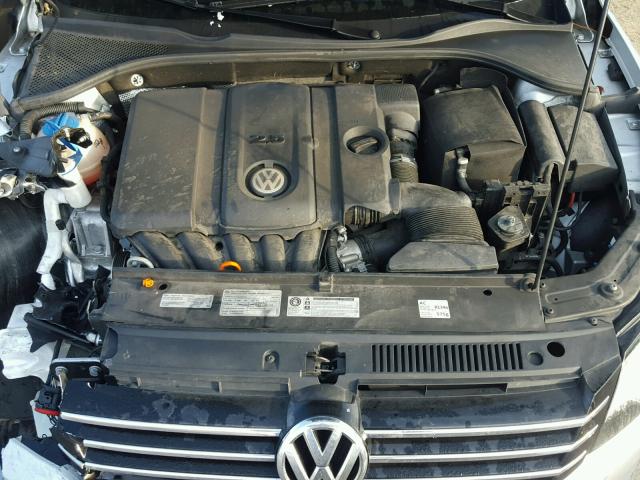 1VWAH7A33CC029832 - 2012 VOLKSWAGEN PASSAT S SILVER photo 7