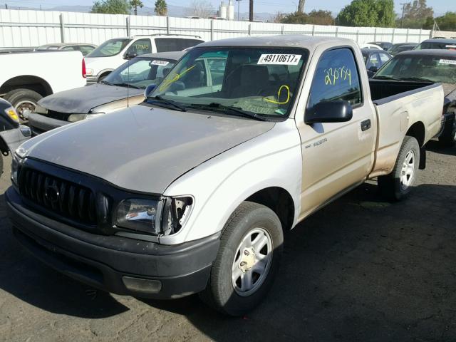 5TENL42N04Z383313 - 2004 TOYOTA TACOMA TAN photo 2