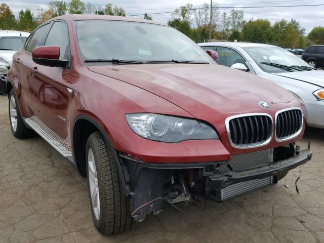 5UXFG2C50E0H10968 - 2014 BMW X6 XDRIVE3 RED photo 1