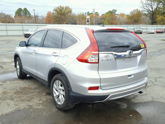 2HKRM3H77FH535904 - 2015 HONDA CR-V EXL SILVER photo 3