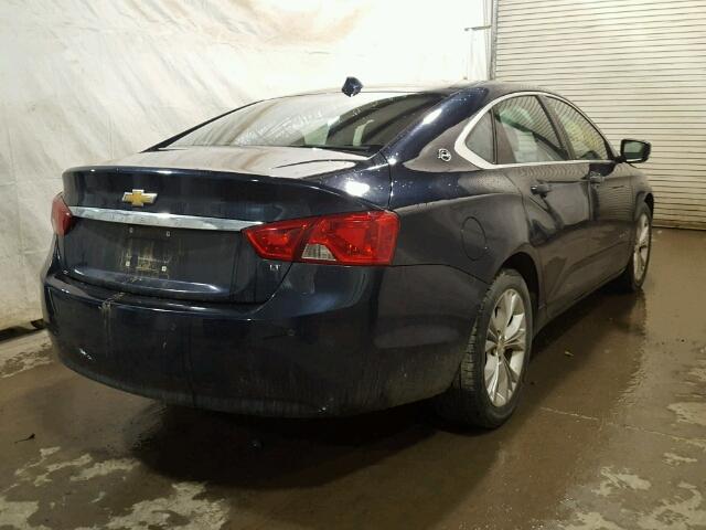 2G1125S35E9190595 - 2014 CHEVROLET IMPALA LT BLUE photo 4