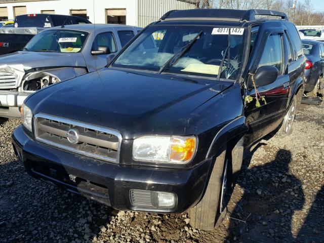 JN8DR09Y23W815693 - 2003 NISSAN PATHFINDER BLACK photo 2