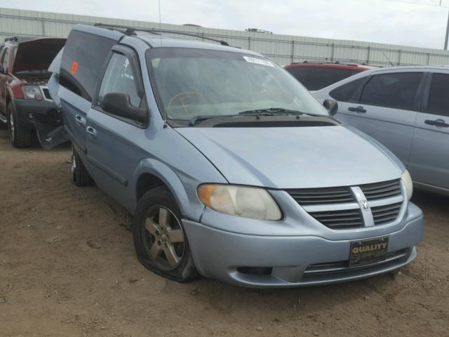 1D4GP45R16B607596 - 2006 DODGE CARAVAN SX BLUE photo 1