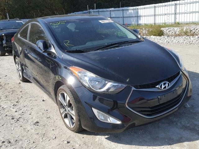 KMHDH6AE3DU001788 - 2013 HYUNDAI ELANTRA CO BLACK photo 1