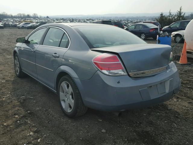 1G8ZS57N78F258938 - 2008 SATURN AURA XE BLUE photo 3