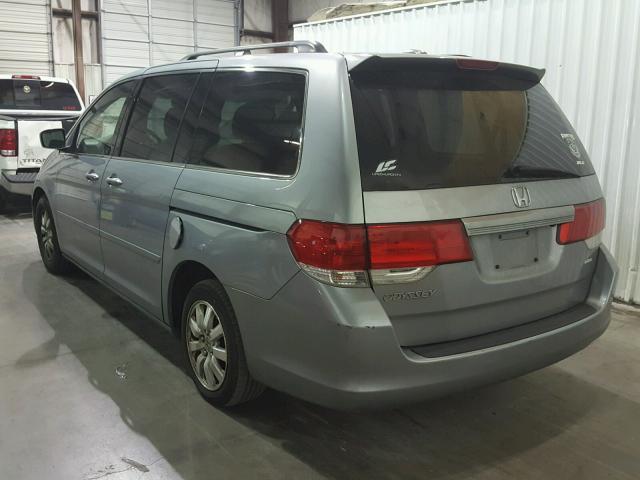 5FNRL387X8B085301 - 2008 HONDA ODYSSEY EX GRAY photo 3