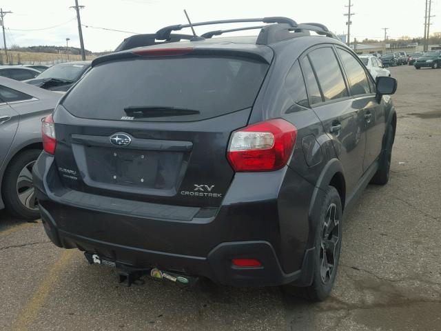 JF2GPAKC2E8253273 - 2014 SUBARU XV CROSSTR BLACK photo 4