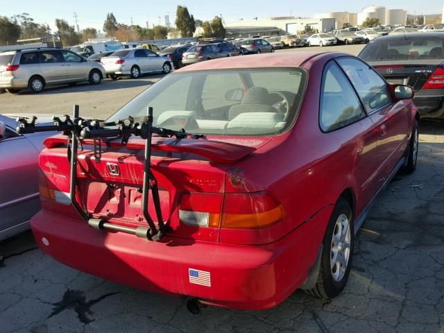 1HGEJ8249WL039244 - 1998 HONDA CIVIC EX RED photo 4