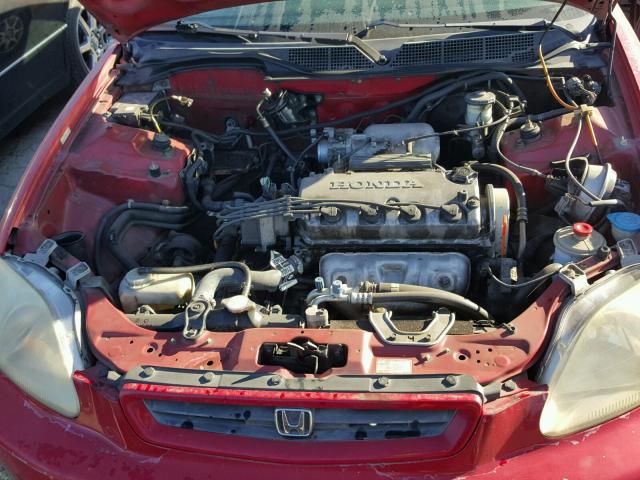 1HGEJ8249WL039244 - 1998 HONDA CIVIC EX წითელი ფოტო 7