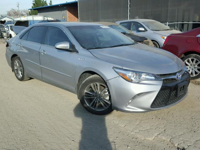 4T1BD1FK9HU213640 - 2017 TOYOTA CAMRY HYBR GRAY photo 1