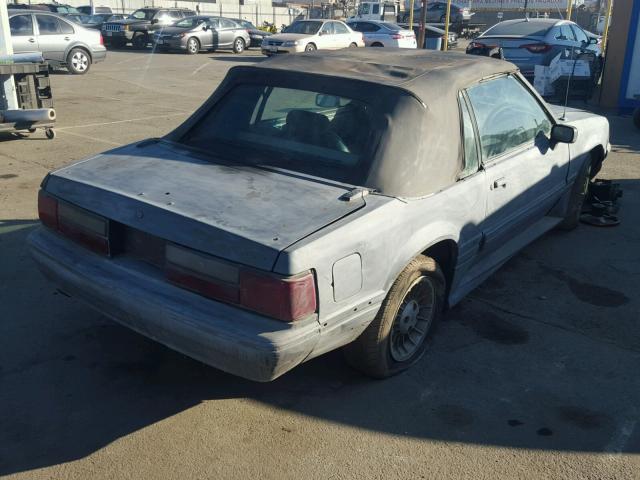 1FACP44M2NF117313 - 1992 FORD MUSTANG LX GRAY photo 4