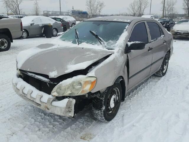 2T1BR32E53C714094 - 2003 TOYOTA COROLLA CE BEIGE photo 2