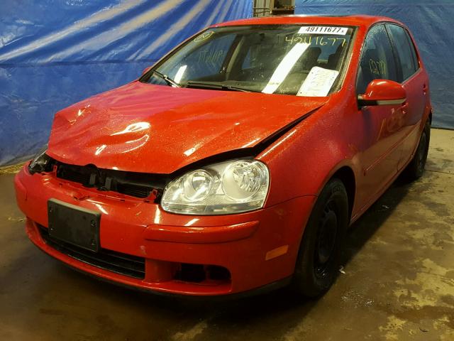 WVWDA71K88W242289 - 2008 VOLKSWAGEN RABBIT RED photo 2