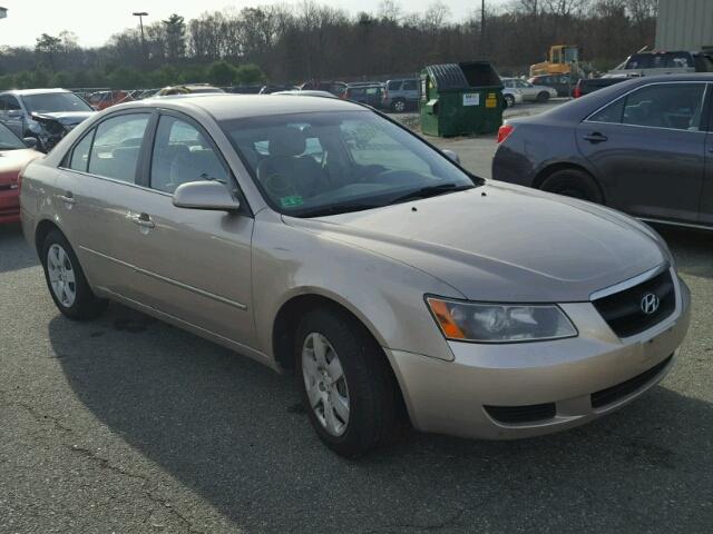 5NPET46C58H374558 - 2008 HYUNDAI SONATA BEIGE photo 1