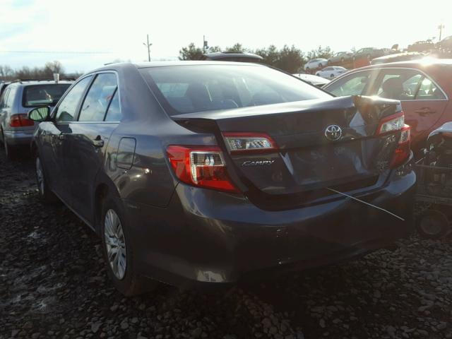 4T4BF1FK1DR278797 - 2013 TOYOTA CAMRY L 灰色 照片 3