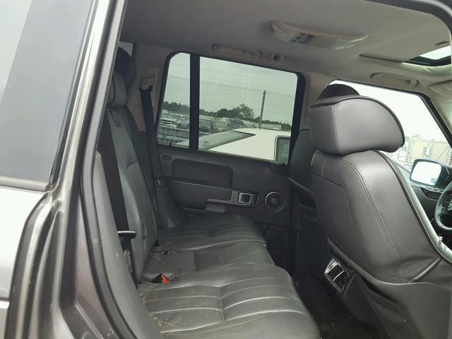 SALMF114X5A191265 - 2005 LAND ROVER RANGE ROVE GRAY photo 6