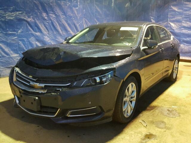 2G1105S38H9185353 - 2017 CHEVROLET IMPALA LT BLUE photo 2