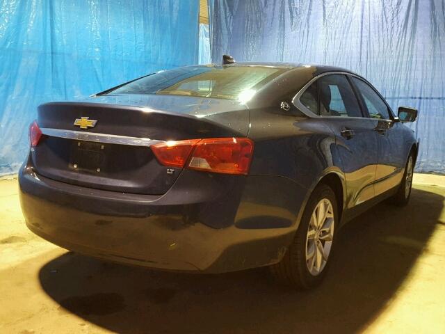 2G1105S38H9185353 - 2017 CHEVROLET IMPALA LT BLUE photo 4