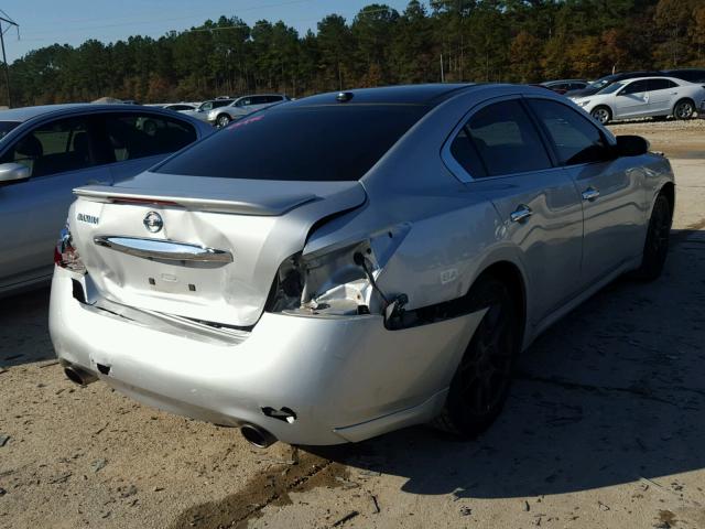 1N4AA5AP6BC868134 - 2011 NISSAN MAXIMA S SILVER photo 4