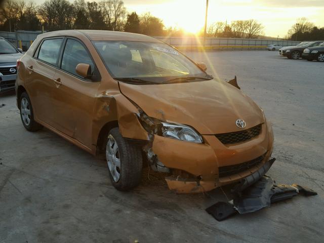 2T1KE40E59C007882 - 2009 TOYOTA COROLLA MA ORANGE photo 1