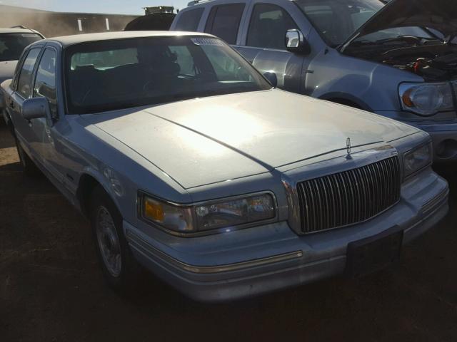 1LNLM81W3VY731934 - 1997 LINCOLN TOWN CAR E BLUE photo 1