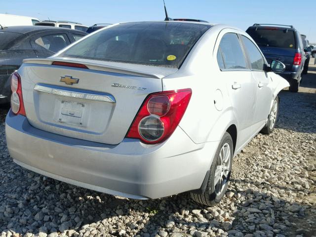 1G1JC5SH7E4124917 - 2014 CHEVROLET SONIC LT SILVER photo 4